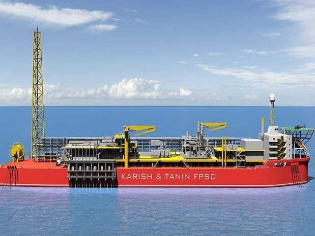 Karish FPSO telecommunications project illustration