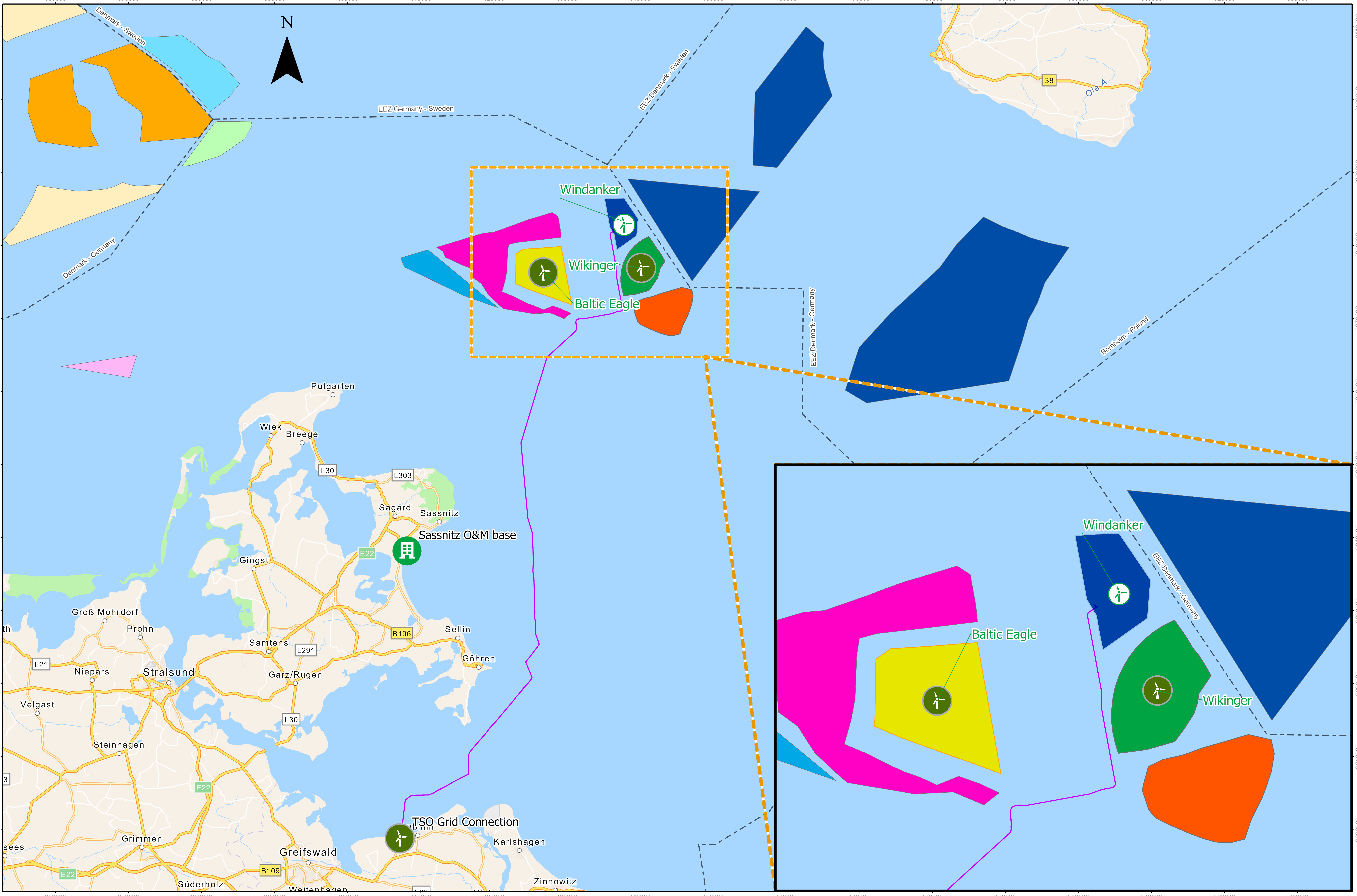 Iberdrola map