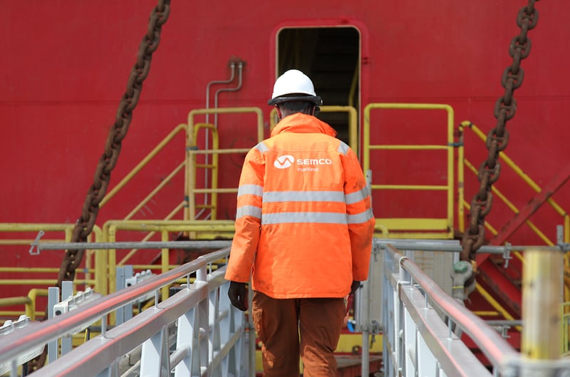 Offshore inspection setting for the corrosion development project